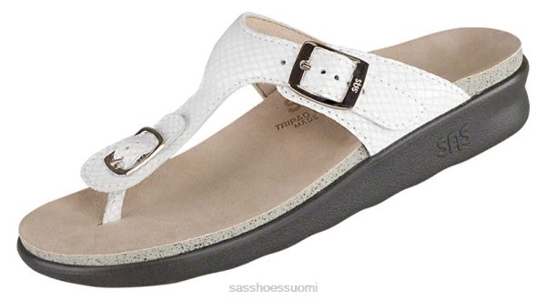 sandaalit | SAS Shoes sanibel t-strap slide sandaalit valkoinen käärme naiset XTJ24Z37