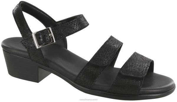 sandaalit | SAS Shoes savanna kantapäähihna sandaali verkko musta naiset XTJ24Z127