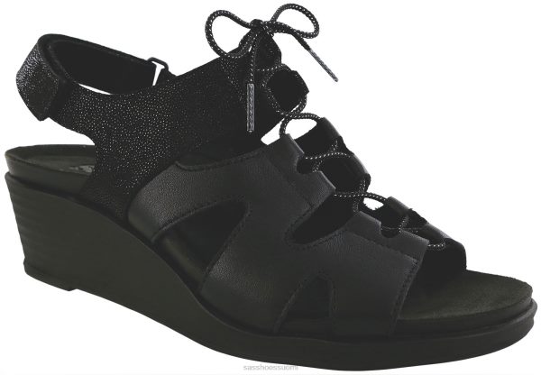 sandaalit | SAS Shoes sedona pitsisandaali musta/kiiltävä naiset XTJ24Z429