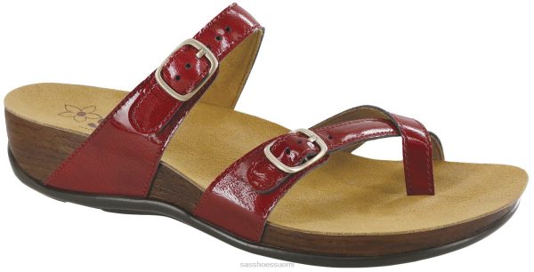 sandaalit | SAS Shoes shelly varvaslenkki liukasandaali huulipuna naiset XTJ24Z135