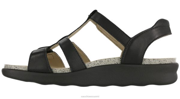 sandaalit | SAS Shoes sorrenton t-hihna sandaalit musta naiset XTJ24Z156