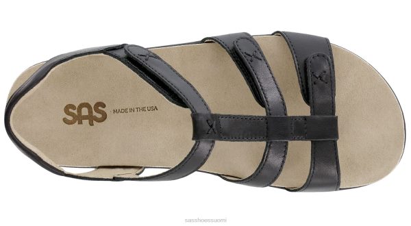 sandaalit | SAS Shoes sorrenton t-hihna sandaalit musta naiset XTJ24Z156
