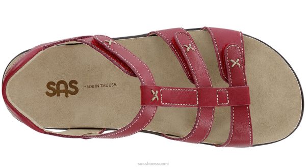 sandaalit | SAS Shoes sorrenton t-hihna sandaalit punainen naiset XTJ24Z155