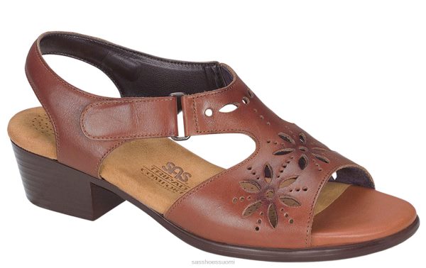 sandaalit | SAS Shoes sunburst kantapäähihna sandaali kastanja naiset XTJ24Z105