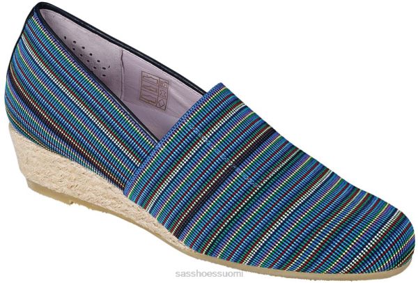 loafer | SAS Shoes becky wedge slip päällä kirkkaan sininen naiset XTJ24Z397