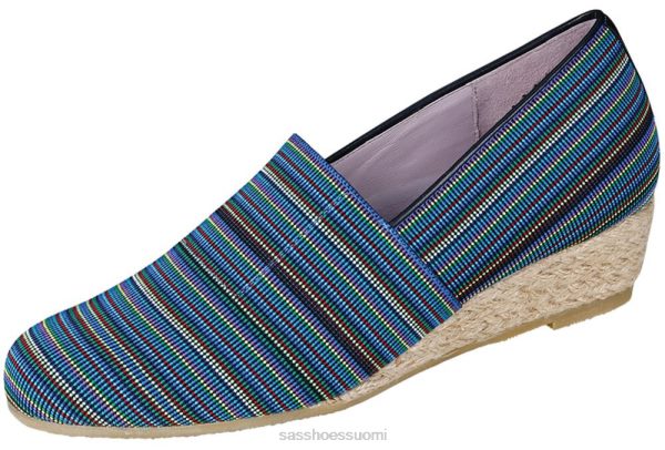 loafer | SAS Shoes becky wedge slip päällä kirkkaan sininen naiset XTJ24Z397