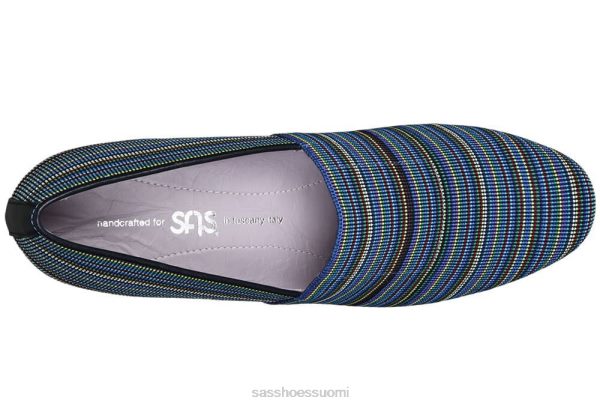 loafer | SAS Shoes becky wedge slip päällä kirkkaan sininen naiset XTJ24Z397