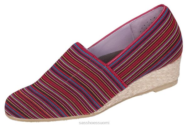 loafer | SAS Shoes becky wedge slip päällä punainen naiset XTJ24Z398