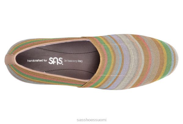 loafer | SAS Shoes becky wedge slip päällä rusketus naiset XTJ24Z399