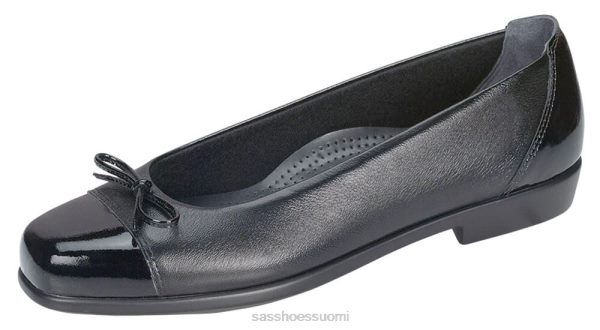 loafer | SAS Shoes coco slip on leivänpäällä musta jousi naiset XTJ24Z411