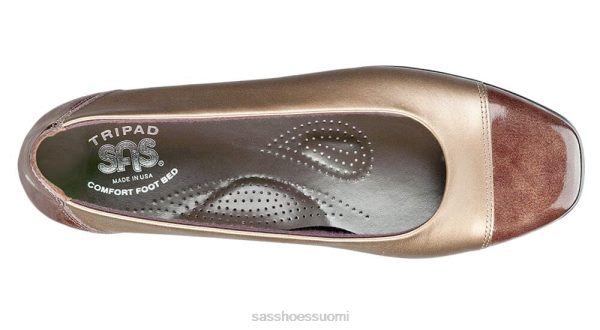 loafer | SAS Shoes coco slip on leivänpäällä pronssi naiset XTJ24Z392