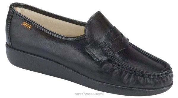 loafer | SAS Shoes klassinen slip on loafer musta naiset XTJ24Z190