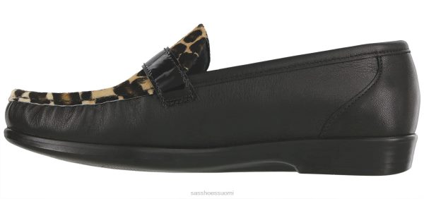 loafer | SAS Shoes lara slip on loafer musta/leopardi naiset XTJ24Z245