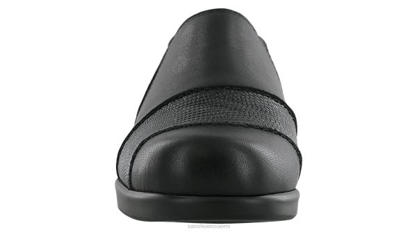 loafer | SAS Shoes nora slip on loafer musta/lisko naiset XTJ24Z246