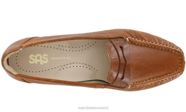 loafer | SAS Shoes penniä j slip on loafer kastanja naiset XTJ24Z226