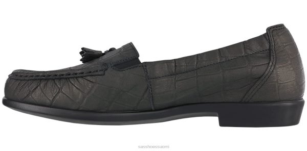 loafer | SAS Shoes toivo lipsahtaa päälle musta krokko naiset XTJ24Z211