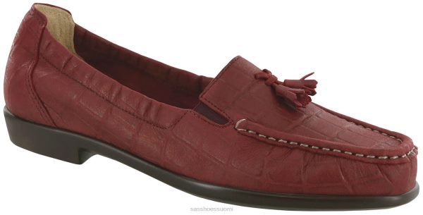 loafer | SAS Shoes toivo lipsahtaa päälle punainen krokko naiset XTJ24Z212