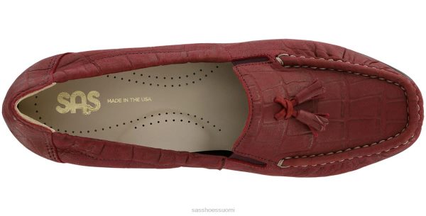 loafer | SAS Shoes toivo lipsahtaa päälle punainen krokko naiset XTJ24Z212