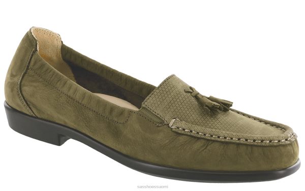 loafer | SAS Shoes toivo lipsahtaa päälle vihreä tundra naiset XTJ24Z209
