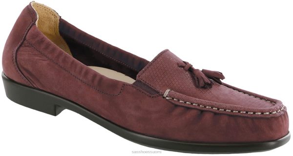 loafer | SAS Shoes toivo lipsahtaa päälle webster-viiniä naiset XTJ24Z208