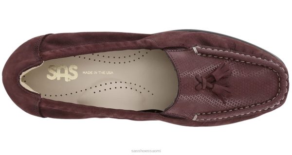 loafer | SAS Shoes toivo lipsahtaa päälle webster-viiniä naiset XTJ24Z208