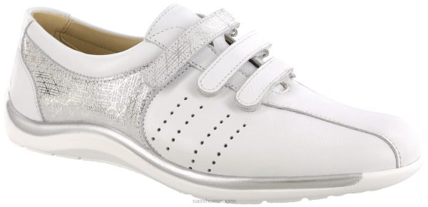 vapaa-ajan kengät | SAS Shoes kisaajan kävelykenkä liitu/hopea naiset XTJ24Z22